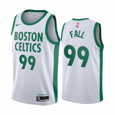Nike Boston Celtics #99 Tacko Fall White NBA Swingman 2020-21 City Edition Jersey Men's